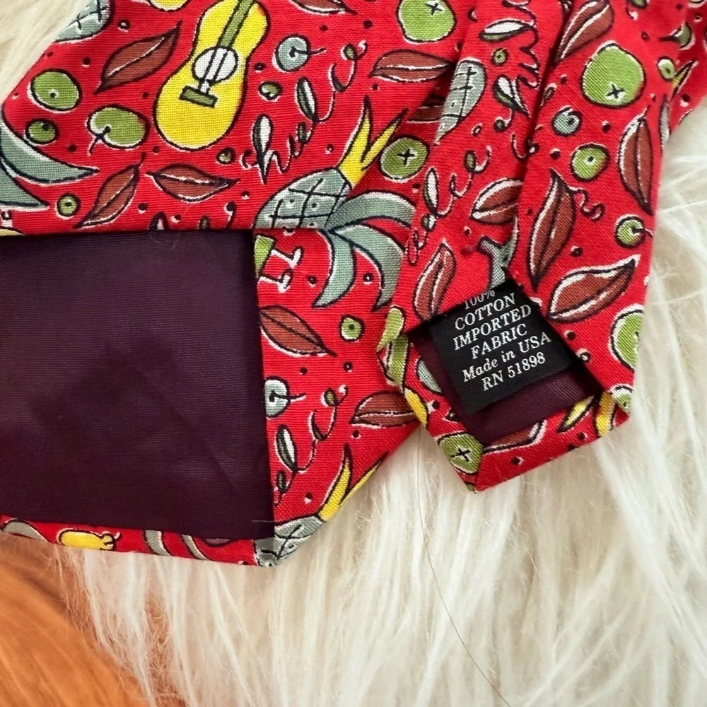 Vintage 80’s Banana Republic Hula Themed Tie